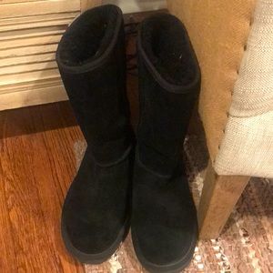 Like new black suede Ugg boots